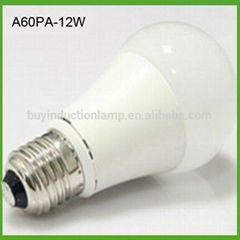 85-265V 12W A60 Bulb lamp led base E27 B22 body aluminum coated with plastic ind