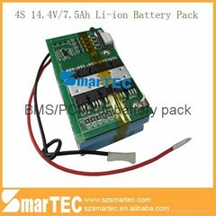 4S li-ion battery pack 14.8V 7.5AH battery