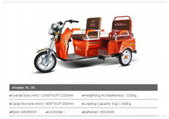 Folding electric tricycle