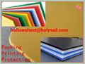 Coroplast Corflute Corrugated plastic layer pad for bottle and glass