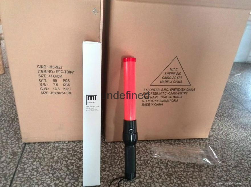 54cm rechargeable LED traffic baton 2