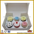foldable paper box with PVC window for cake 2