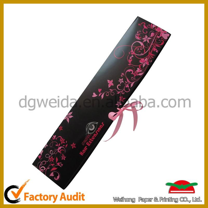 Luxurious Hair Extension box with customized print logo 2