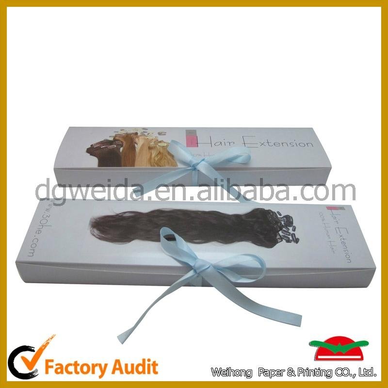 Luxurious Hair Extension box with customized print logo