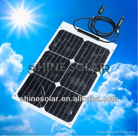 Sunpower flexible soalr panel for boat RV and marine 2
