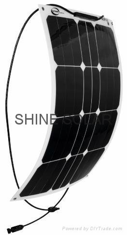 Sunpower flexible soalr panel for boat RV and marine 3