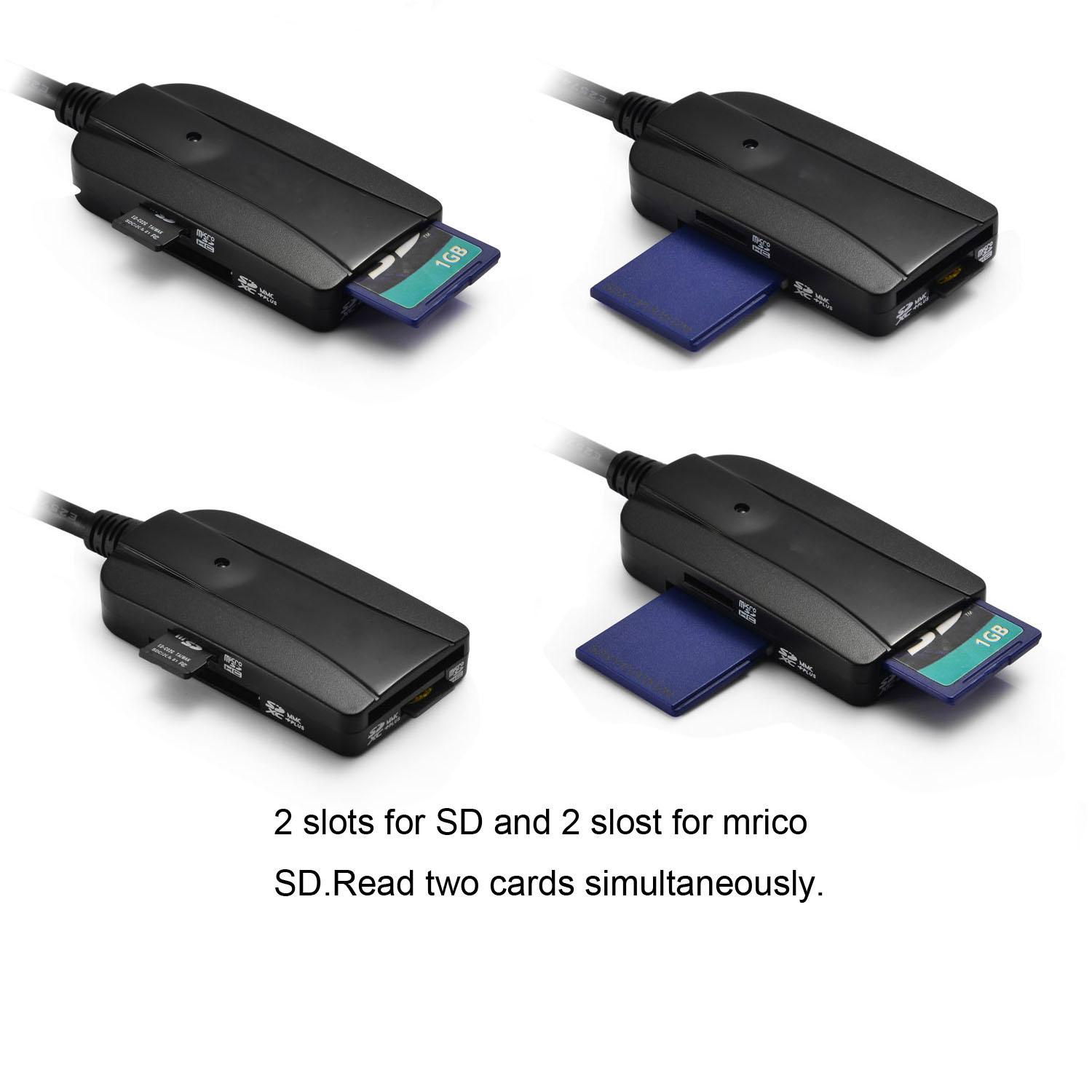 USB 3.0 4in1 Digital Memory Card Reader/writer  2