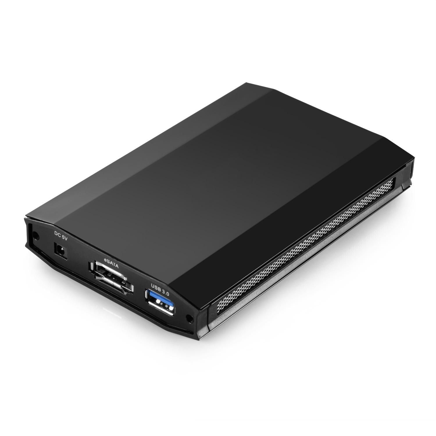 USB 3.0 & eSATA Hard Drive Disk 2.5 Inch HDD Enclosure