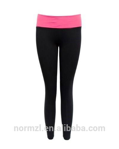  2015 custom new design outdoor athletic sublimation yoga pants  2