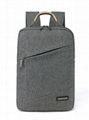 China Wholesale Laptop backpacks nylon waterproof computer bags size 16 grey 2