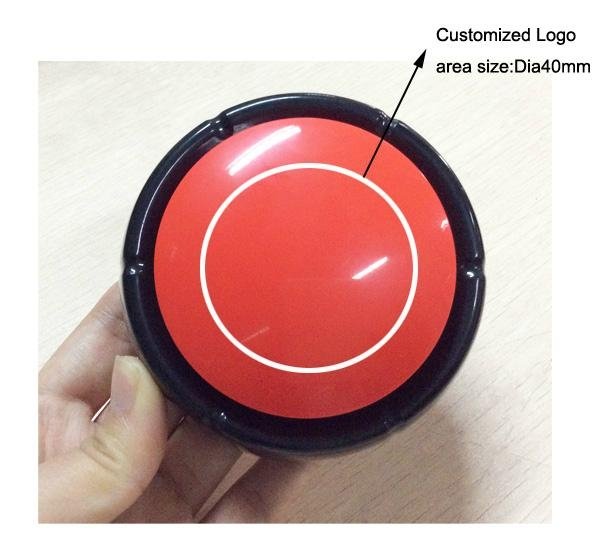 Most popular sound button with custom logo 5