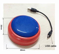 USB sound buzzer button cheap custom mp3 player