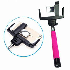 Wireless Bluetooth Selfie Stick Monopod with Mirror