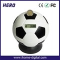 football shape coin bank with coin counter