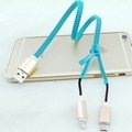 Newest model Glowing Zip USB Data Cable for iPhone6 5