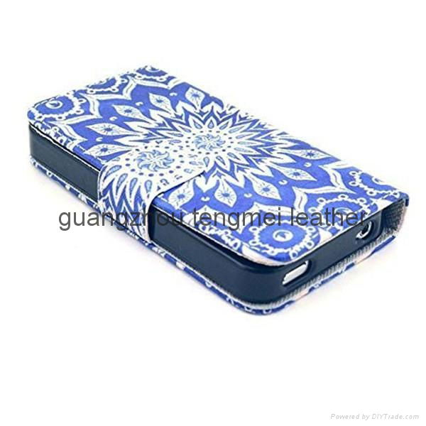 new style phone case credit card PU leather edge holder