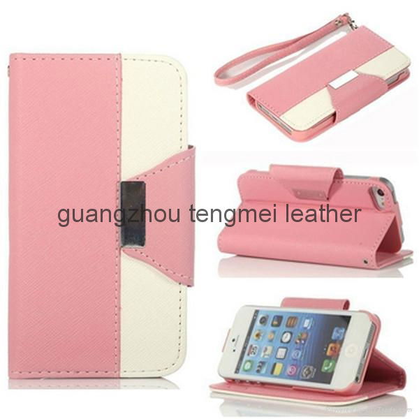 new style for iphone 6 credit card PU leather Phone Case covers and accessories 3