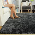 100% polyester plain shaggy carpet