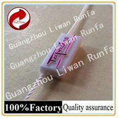 	Fashional good quality plastic seal tag with logo string seal rifd uhf laundry 