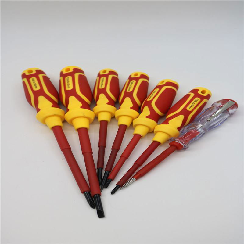 Zhibo electrical insulation screwdriver set 7pcs  5