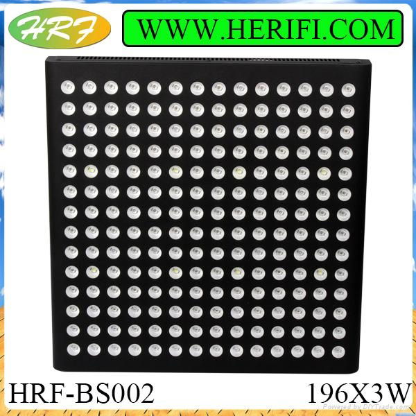Herifi Gemstone 196x3w led grow light hydroponic lamp for plant growth 4