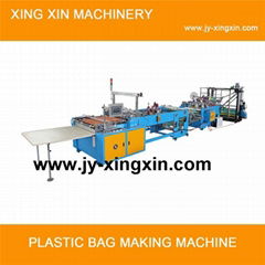 Multifunctional hot sealing hot cutting bag making machine