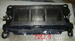 Cast iron three gang mould