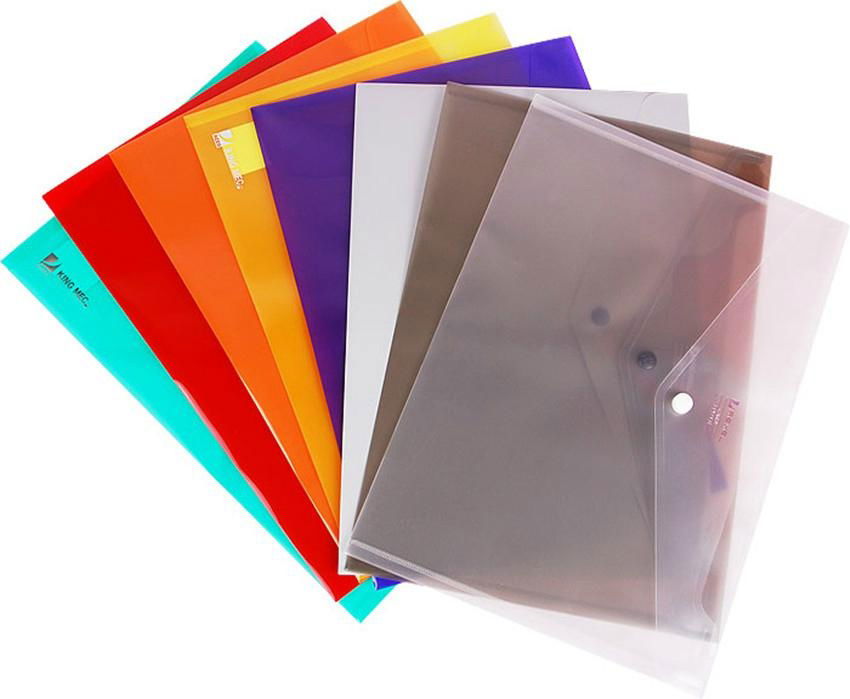 Office Supply Office Stationery School Use Stationery A4 PP Transparent Colorful