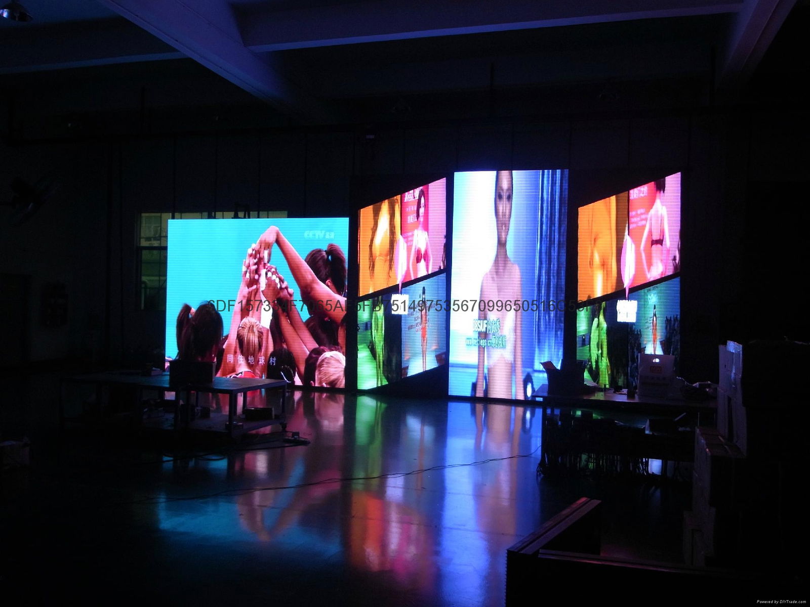 P4 indoor advertising led display video screen HD