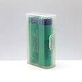 Clear color 2*18650 battery holder plastic case/2*18650 plastic battery case 2