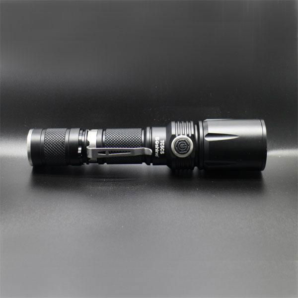 Soshine TC5CS LED 960lm 4-Mode White Control Tactical Flashlight - 18650 battery