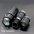 Soshine TC5CS LED 960lm 4-Mode White Control Tactical Flashlight - 18650 battery 3