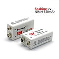 Soshine 9V Ni-MH Rechargeable Battery: 350mAh 8.4V NIMH battery 1