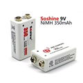 Soshine 9V Ni-MH Rechargeable Battery: 350mAh 8.4V NIMH battery 2