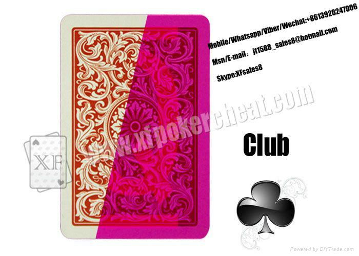 XF Copag 1546 Plastic Invisible Playing Cards For UV Contact Lenses Mag 2