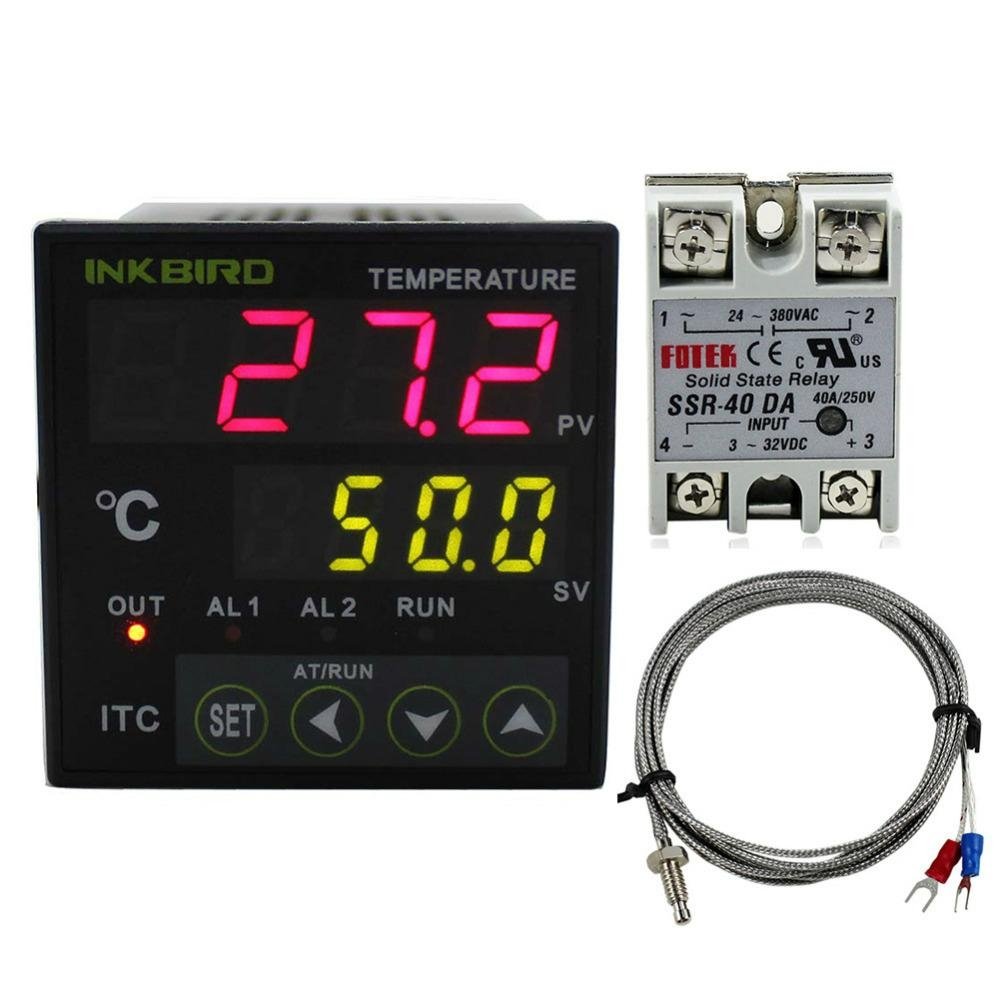 Inkbird PID Temperature Controller Omron Relay & SSR Voltage Output 
