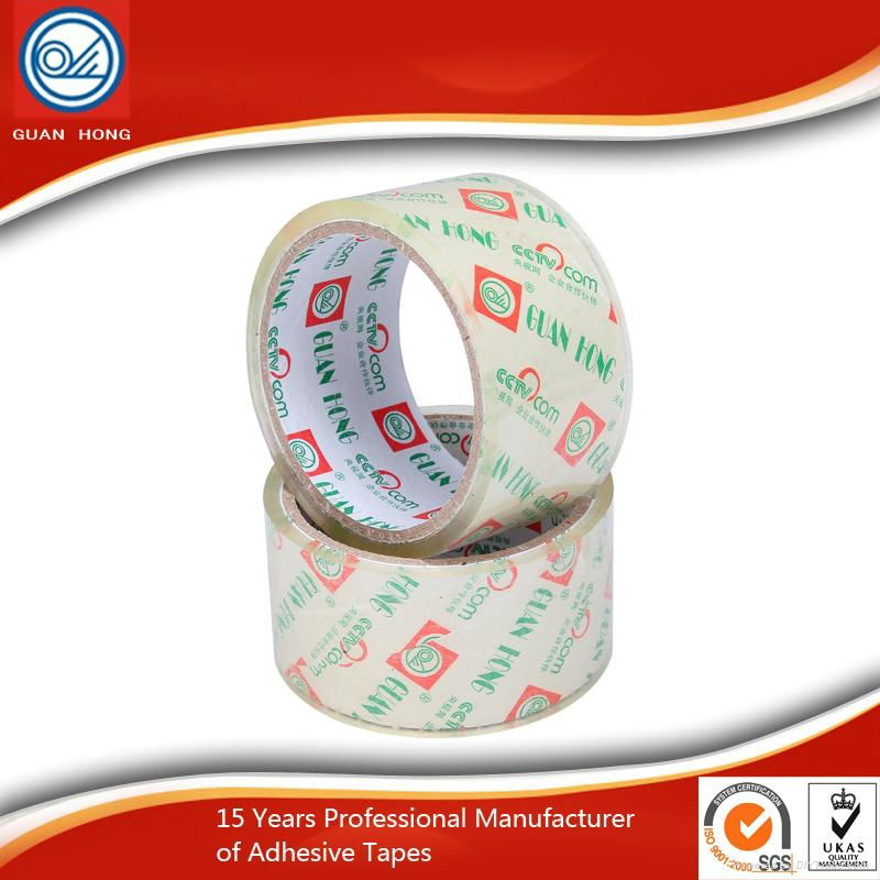  Strong Adhesive Carton Sealing  Clear Colored Bopp Packing Tape for Packaging