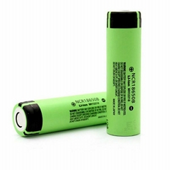 Panasonic NCR18650B 3400mah battery(Unprotected, Flat-top)