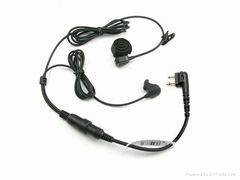 Ear bone vibration Mic headset with replaceable mini-din