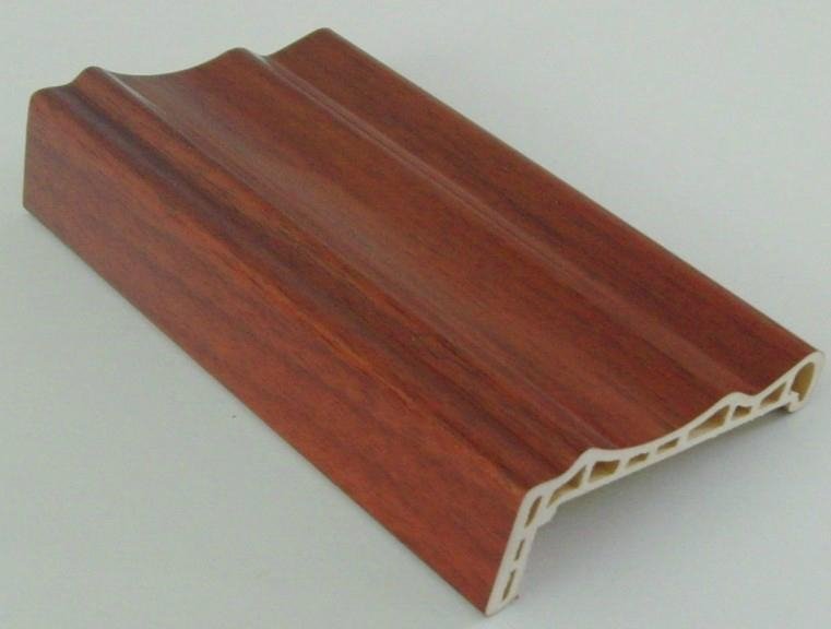 木纹覆膜塑钢型材加工订制