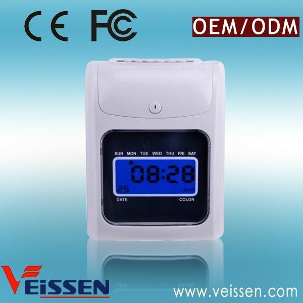 CE & FCC certified time attendance recorder