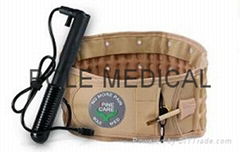 Spinal air traction lumbar belt