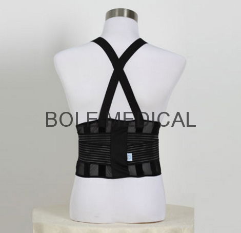  Suspenders Waist Lumbar Brace, Waist Back Belt with Plastic strap Support 3