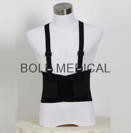  Suspenders Waist Lumbar Brace, Waist Back Belt with Plastic strap Support 4