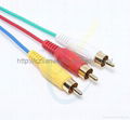 Golden plated mini hdmi to RCA cable with fast delivery date 2