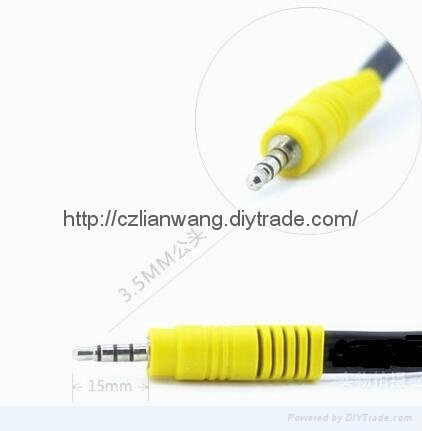 Colorful 3 in1 av cable for computer TV  VCD 3