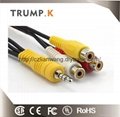 Colorful 3 in1 av cable for computer TV