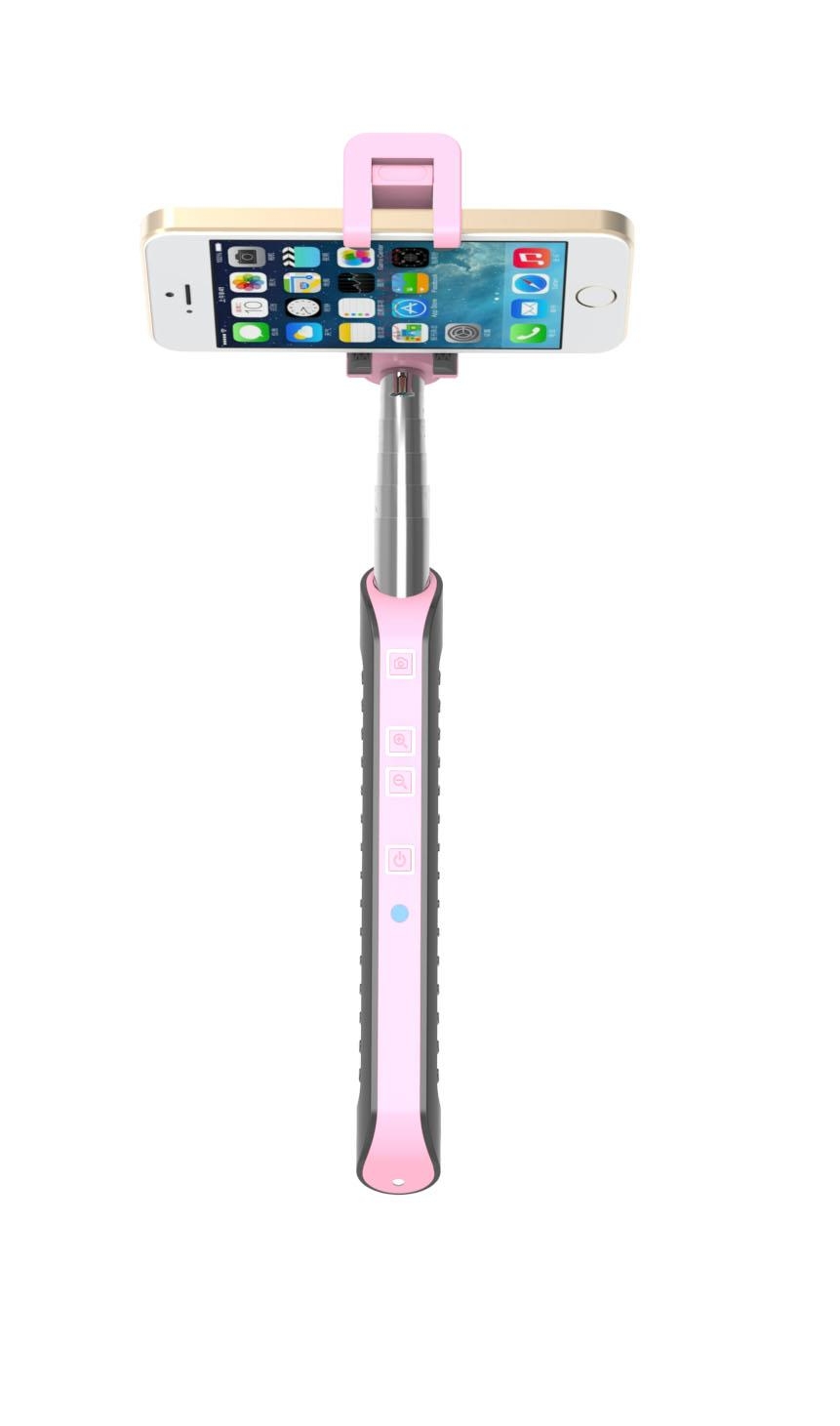 2015 latest bluetooth foldable extendable selfie stick 4