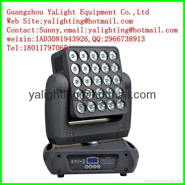  led 25x12w matrix light