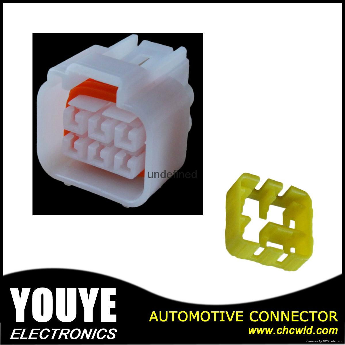  original 6 pin 2.3 pitch plastic automotive connector housing 3